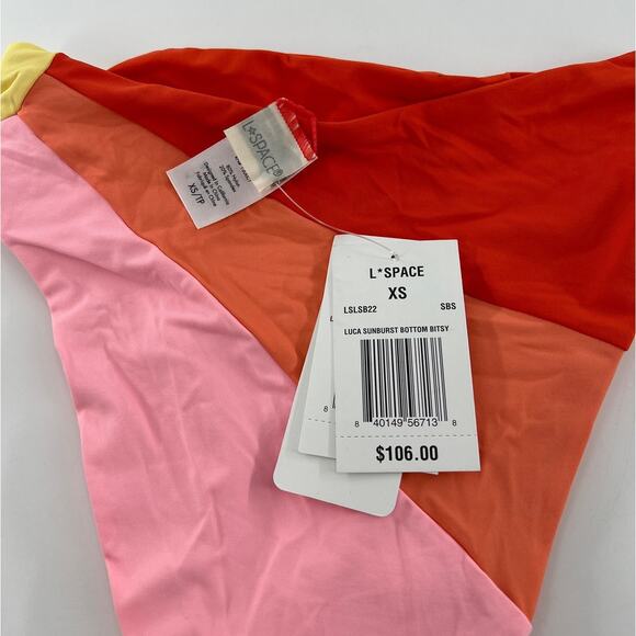 L*Space Sunburst Luca High Waist Bottom Bitsy XS - Picture 7 of 9